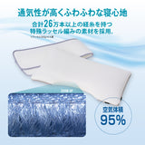 “空気体積95％”の心地よさ。多層＆高さ調節＆寝返りサポート　空気層で支える枕
