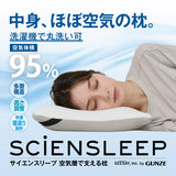 “空気体積95％”の心地よさ。多層＆高さ調節＆寝返りサポート　空気層で支える枕